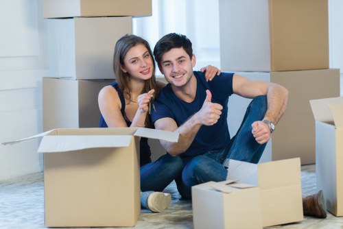 Removal van serving a Colindale residential move