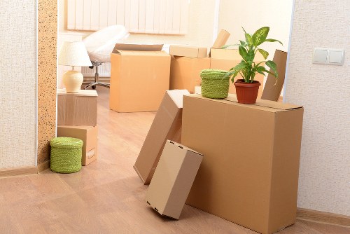 Professional office move day setup for a Colindale business